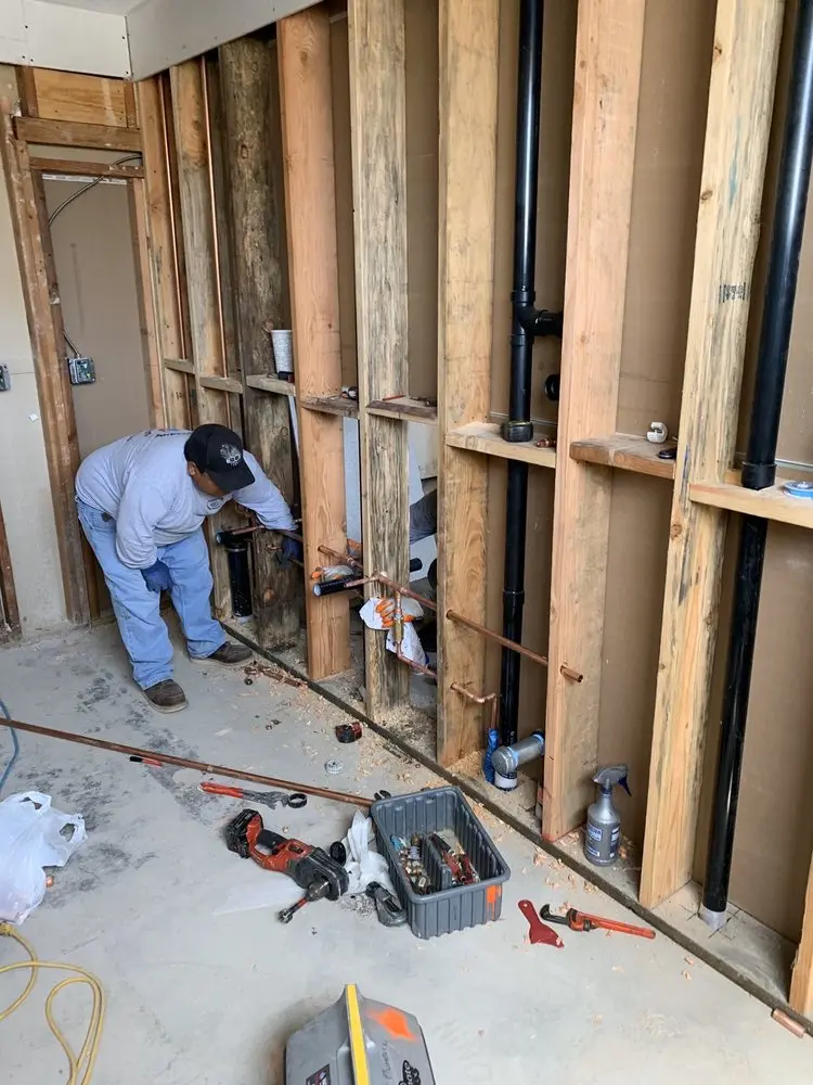 Commercial rough-in plumbing for Water Heater Replacement in Shady Oaks Manor